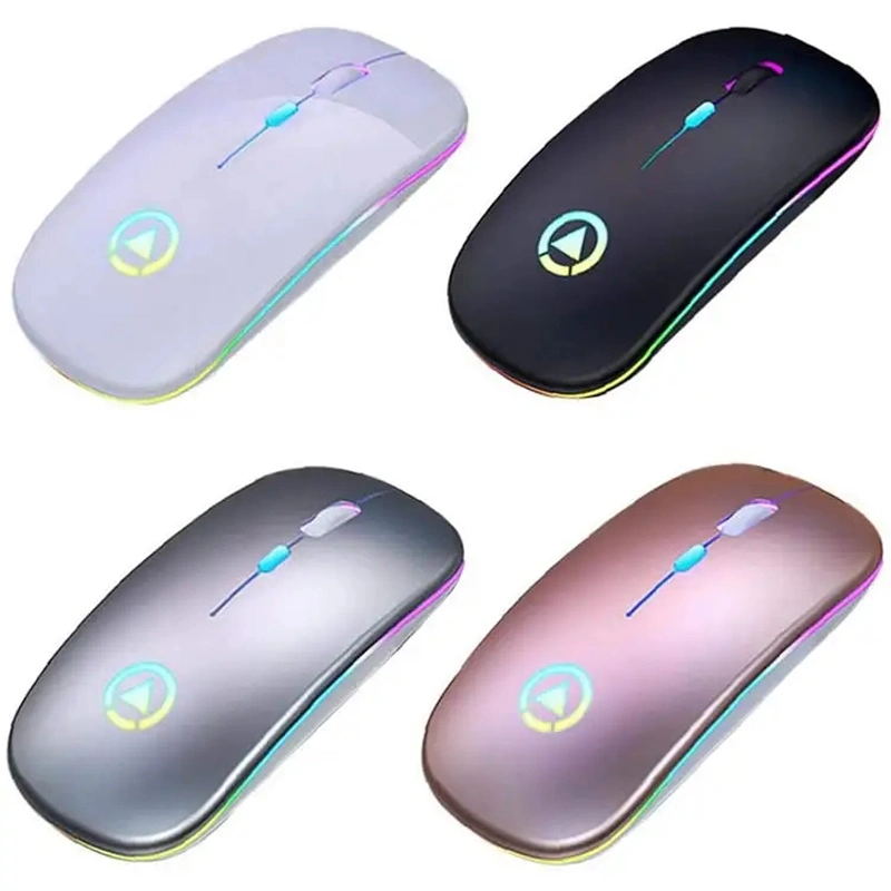 Amazon Hot Optical LED Light up Rechargeable Wireless Mouse with Logo Illumination